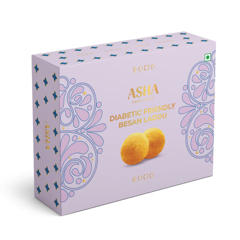 Diabetic Friendly Besan Laddu 200Gm Diabetic Friendly Besan Laddu 200Gm