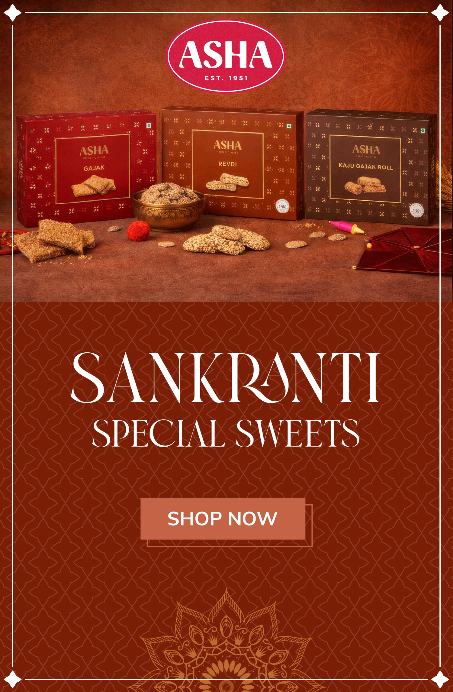 Celebrate Makar Sankranti with Authentic Indian Sweets