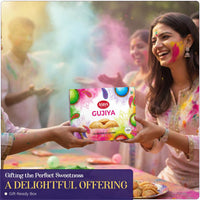 Holi Special Gujiya Gift Box – 2 Pack with Festive Wish Card