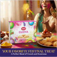 Holi Special Gujiya Gift Box – 2 Pack with Festive Wish Card