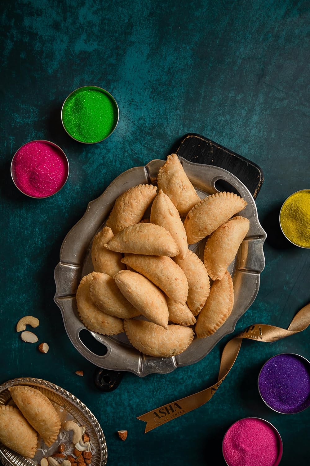 Holi Special Gujiya Gift Box – 2 Pack with Festive Wish Card