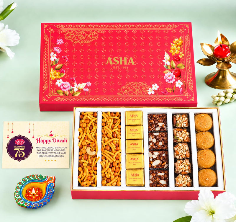 Asha Sweet Center Legacy Gift Hamper (800gm)