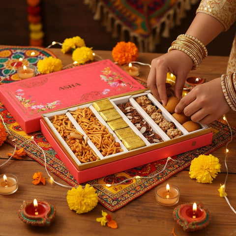 Asha Sweet Center Legacy Gift Hamper (800gm)