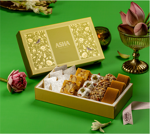 Kaju, Badam & Milk Sweets Mix Sweet 500Gm ASC 104